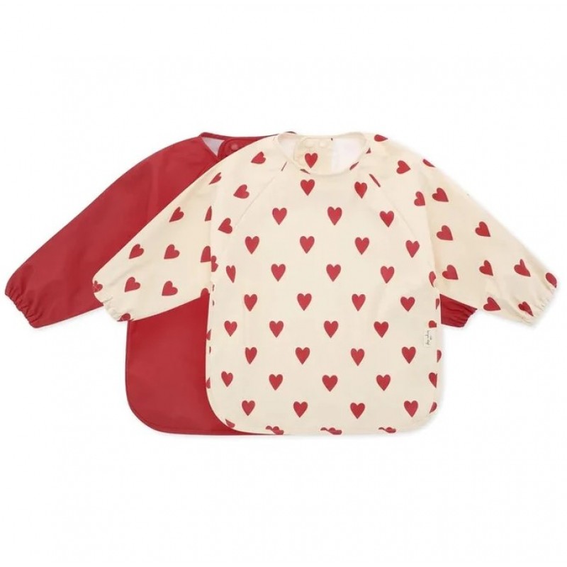 Pusdienu priekšautiņi ar garām piedurknēm, MON AMOUR