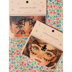 Halovīna sejas rotas, RED/BLACK