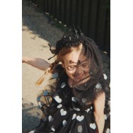 Halovīna sejas rotas, RED/BLACK