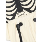 Halovīna kostīms ar skeleta apdruku