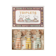 Peļu mazuļi, Trīnīši, kastītē, MAILEG