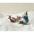 Ziemas Pele ar slēpēm, Mamma, Red, MAILEG