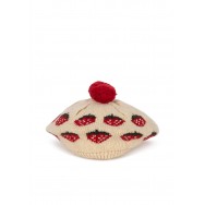 Adīta berete, Belou, STRAWBERRY