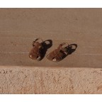 Zamšādas sandales, MINOU STRAP SUEDE, COGNAC