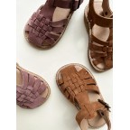 Zamšādas sandales, MINOU STRAP SUEDE, COGNAC