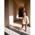 Zamšādas sandales, MINOU STRAP SUEDE, COGNAC