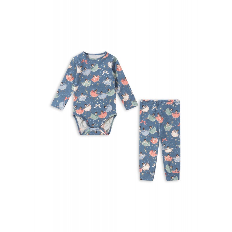 Apģērba komplekts, GOTS, SNOW BOW BALLERINA