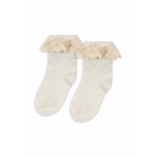 Vilnas Pointelle zeķes, BEIGE