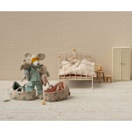 Peļu mazulis kulbiņā,rose, maileg