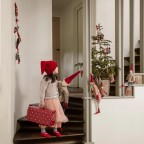 Metāla koferis, Storage suitcase, Small, red with dots