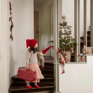 Metāla koferis, Storage suitcase, Small, red with dots