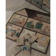 Puzle, Mouse hole Farmhouse, Maileg 