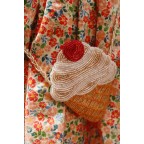 Pērļu maciņš ar siksniņu saldējuma formā, multi 