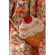 Pērļu maciņš ar siksniņu saldējuma formā, multi 