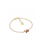 Apzeltīta rokassprādze, 24K gold plated , cherry 