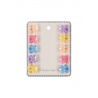 Matu klipši, MINI FLOWER HAIR CLAWS, MULTI