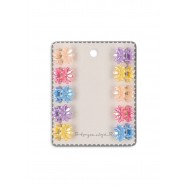 Matu klipši, MINI FLOWER HAIR CLAWS, MULTI