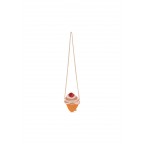 Pērļu maciņš ar siksniņu saldējuma formā, multi 