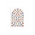 Uzlīmes, PUFF STICKERS, Lady bug