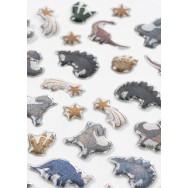 Uzlīmes, PUFF STICKERS,dino