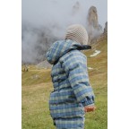 Merino vilnas cepure, LOULI BALACLAVA, stripe bluie