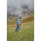 Merino vilnas cepure, LOULI BALACLAVA, stripe bluie