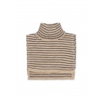 Merino vilnas apkakle, Louli, stripe bluie