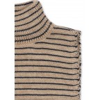 Merino vilnas apkakle, Louli, stripe bluie