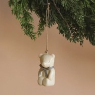 Ornaments Lācis, off white/blue, Maileg