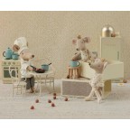 Kafejnīcas mēbeles, pelēm, off white