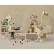 Kafejnīcas mēbeles, pelēm, off white