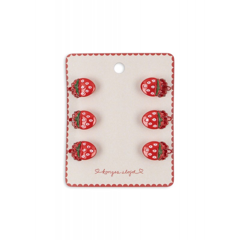 Matu klipši, 6pack fraise, strawberry 