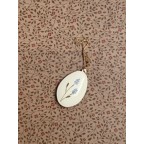 Metāla ornaments, Easter egg, blue 