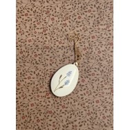 Metāla ornaments, Easter egg, blue 