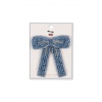 Svētku pērļu matu sprādze, Bow, ASHLEY BLUE