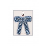 Svētku pērļu matu sprādze, Bow, ASHLEY BLUE