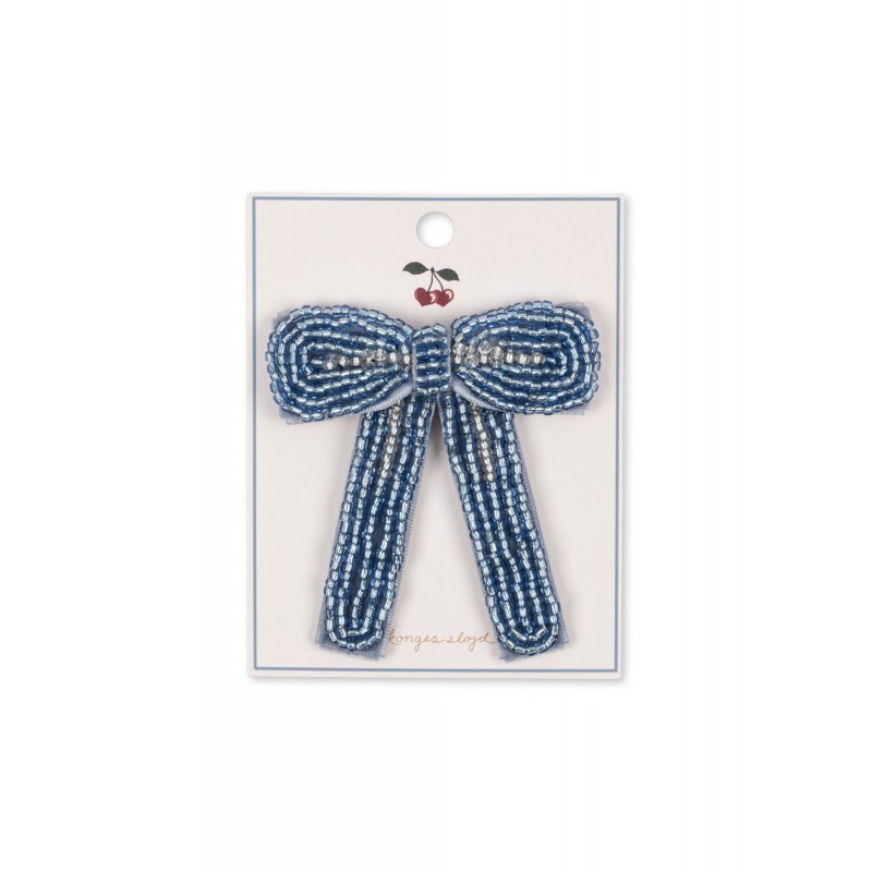 Svētku pērļu matu sprādze, Bow, ASHLEY BLUE