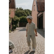 Krekls, Seersucker, STRIPE EMERALD