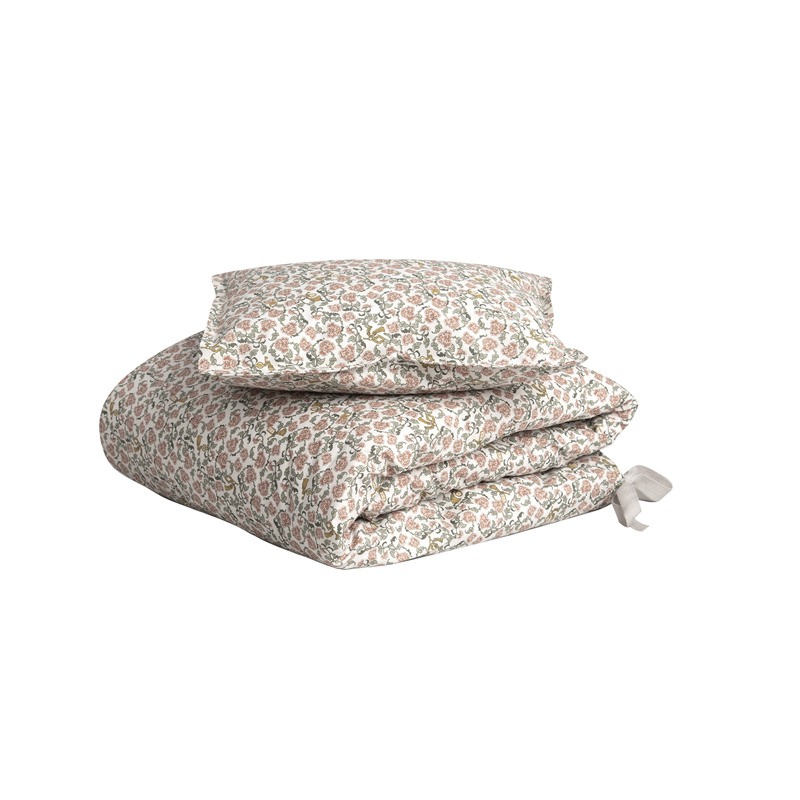 Kokvilnas gultas veļas komplekts, Baby, 70x100, FLORAL VINE