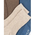 Zeķes , 3 PACK RIB, sleet mix 