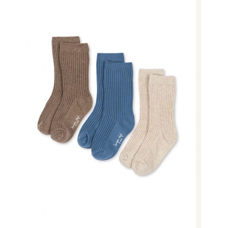 Zeķes , 3 PACK RIB, sleet mix 