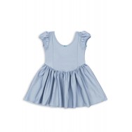 Kleita, MOUSSE PUFF DRESS, zen blue