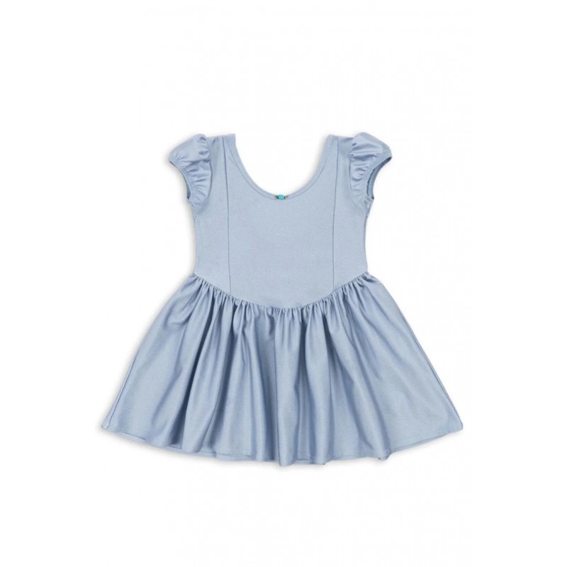 Kleita, MOUSSE PUFF DRESS, zen blue