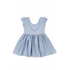 Kleita, MOUSSE PUFF DRESS, zen blue