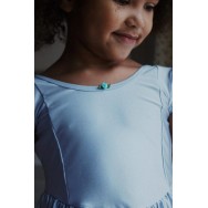 Kleita, MOUSSE PUFF DRESS, zen blue