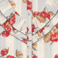 Blūze, Kim Frill, SS, PEONY STRIPE