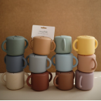 Silikona uzkodu krūze, BLUSH