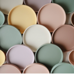 Silikona šķīvis ar piesūcekni, Classic, POWDER BLUE