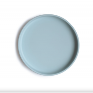 Silikona šķīvis ar piesūcekni, Classic, POWDER BLUE