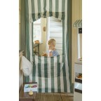 Tekstila kiosks, Green Stripe, KIDS BASE